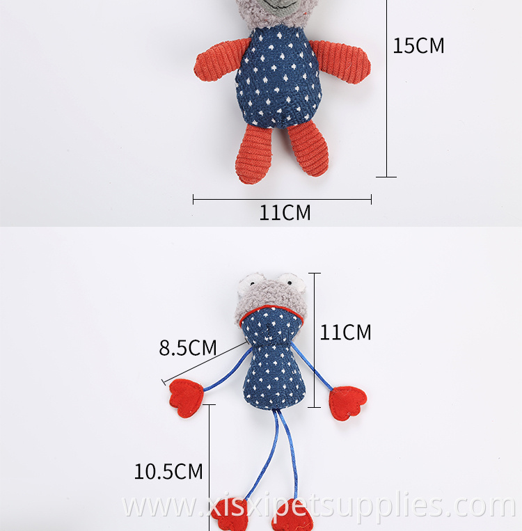 newest jean Cat Toys Catnip Mouse frog mouse owl Feather pet Toy Mint inside